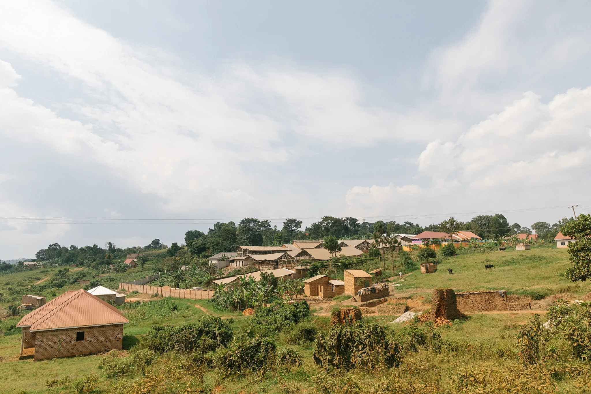 Village in rural Uganda