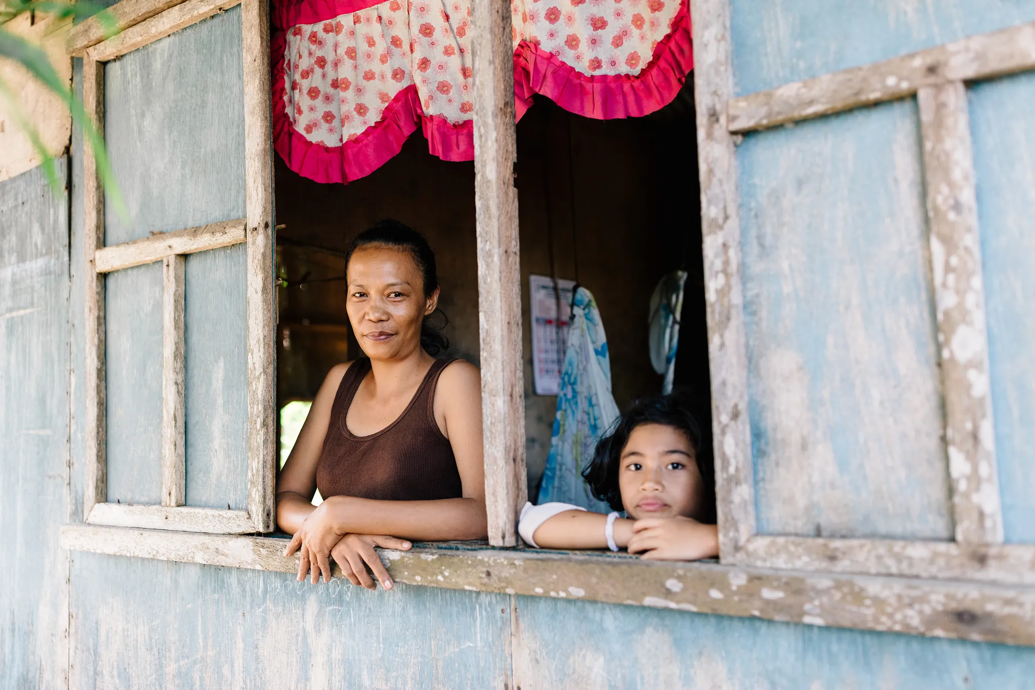 Woman and daughter