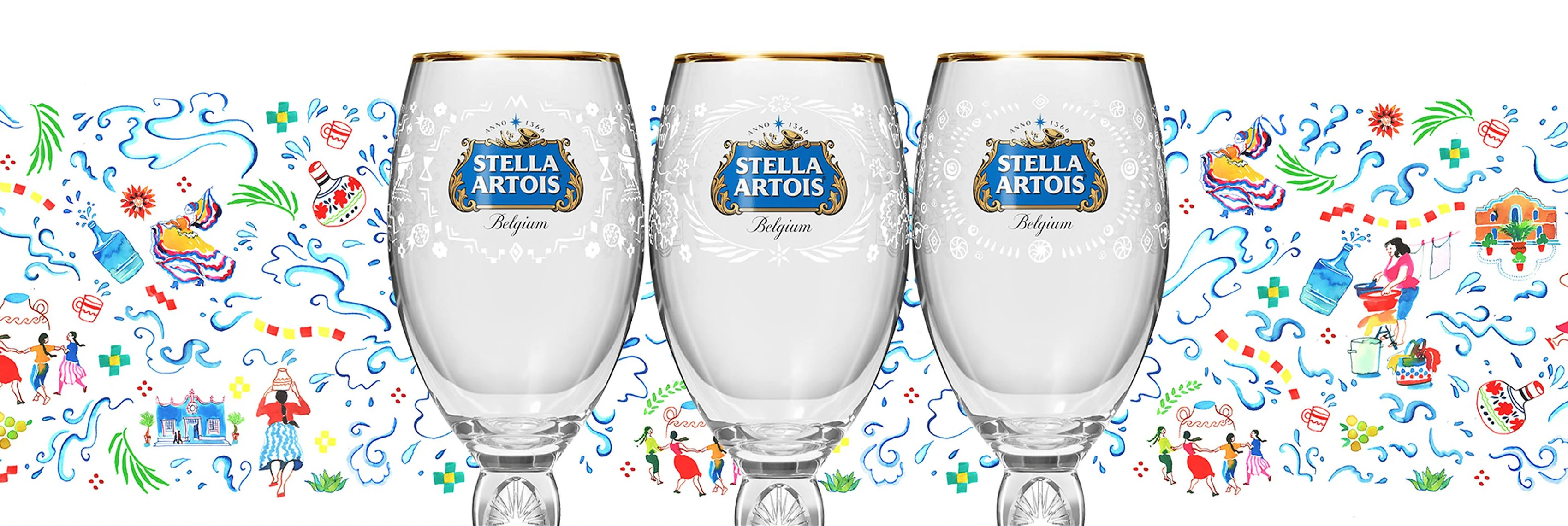 Stella Artois-Glassware 1 Pack in Gift Box - Water.Org Give Back Chalice  Clear 