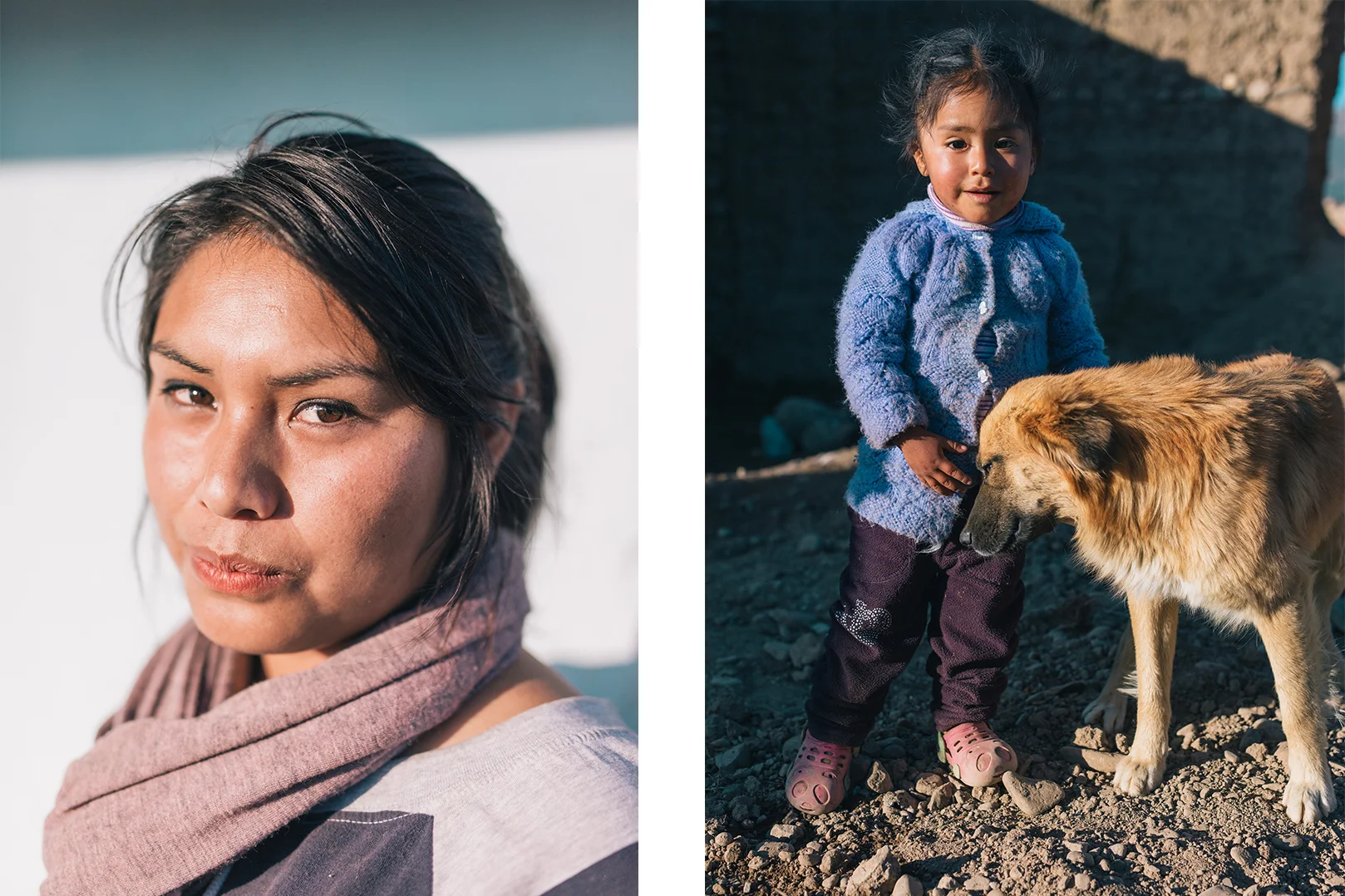 Monica and niece in Peru