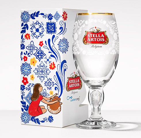 Details about / 2 Stella Artois Chalice 33CL Beer Glass Pub Bar Pint Gold Rim Rose Stem Barware