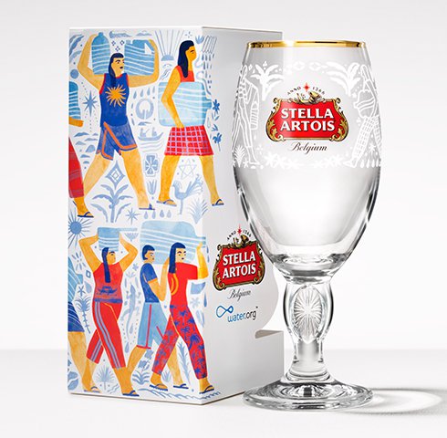 Details about / 2 Stella Artois Chalice 33CL Beer Glass Pub Bar Pint Gold Rim Rose Stem Barware