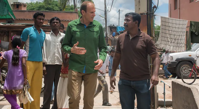 Water.org Co-founder Gary White in India